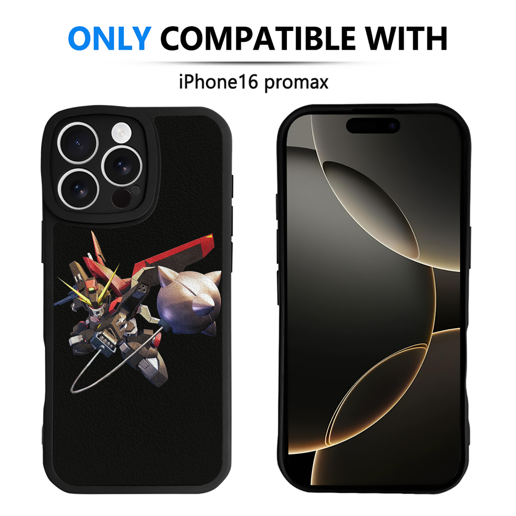 （画像用） 機動戦士ガンダム Mobile Suit Gundam 【iPhone 16シリーズ対応】シリコンスマホケース（レザー調） 材質：シリコン